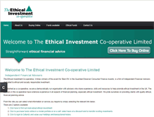 Tablet Screenshot of ethicalmoney.org